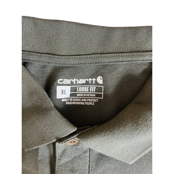 Carhartt Men's Midweight Short-Sleeve Pocket Polo Shirt - Picture 3 of 6